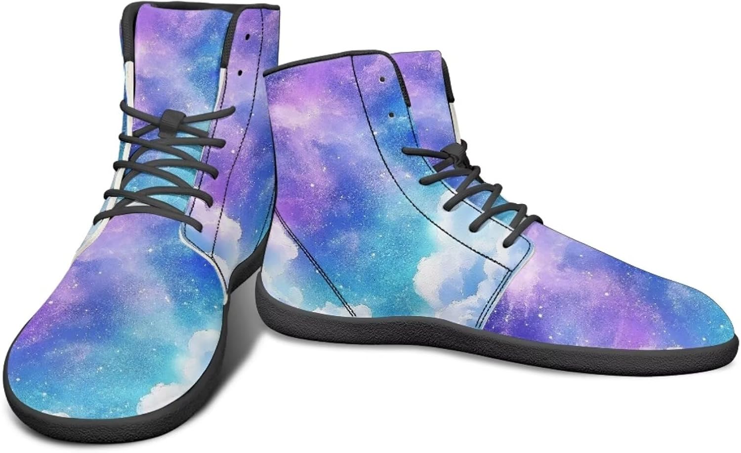 Высокие минималистичные кроссовки для мужчин с рисунком «Звездное небо», с нулевым перепадом высоты подошвы, легкие, для бега и ходьбы Watdotory, синий/фиолетовый
Высокие минималистичные кроссовки для мужчин с рисунком «Звездное небо», с нулевым перепадом высоты подошвы, легкие, для бега и ходьбы Watdotory, синий/фиолетовый