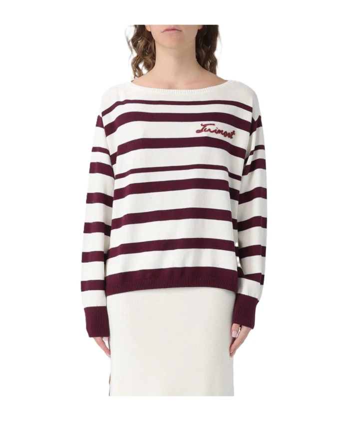 Полосатый свитер с вырезом-лодочкой Twinset, мультиколор
Полосатый свитер с вырезом-лодочкой Twinset, мультиколор