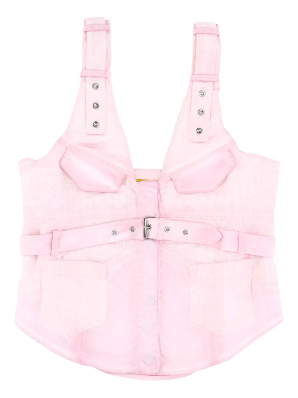 Топ с поясом Marques'Almeida, розовый
Топ с поясом Marques'Almeida, розовый