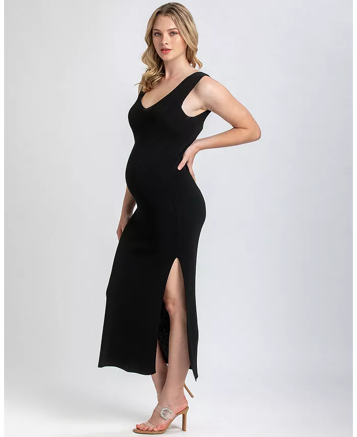 Платье Dalia из мягкого вискозного трикотажа с V-образным вырезом и боковыми разрезами для беременных PIETRO BRUNELLI MATERNITY, черный
Платье Dalia из мягкого вискозного трикотажа с V-образным вырезом и боковыми разрезами для беременных PIETRO BRUNELLI MATERNITY, черный