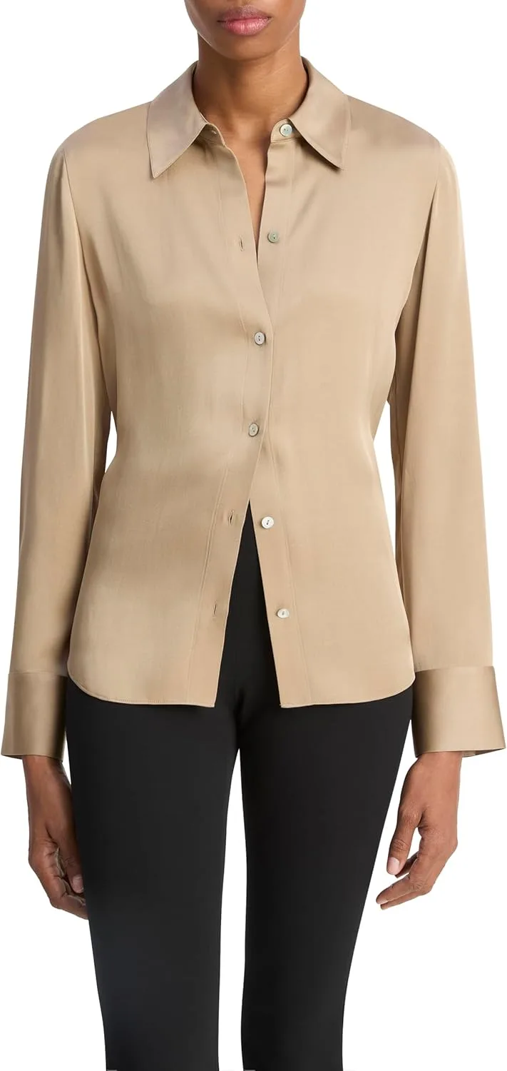 Vince Women's Slim Fit Classic Shirt
Vince Women's Slim Fit Classic Shirt