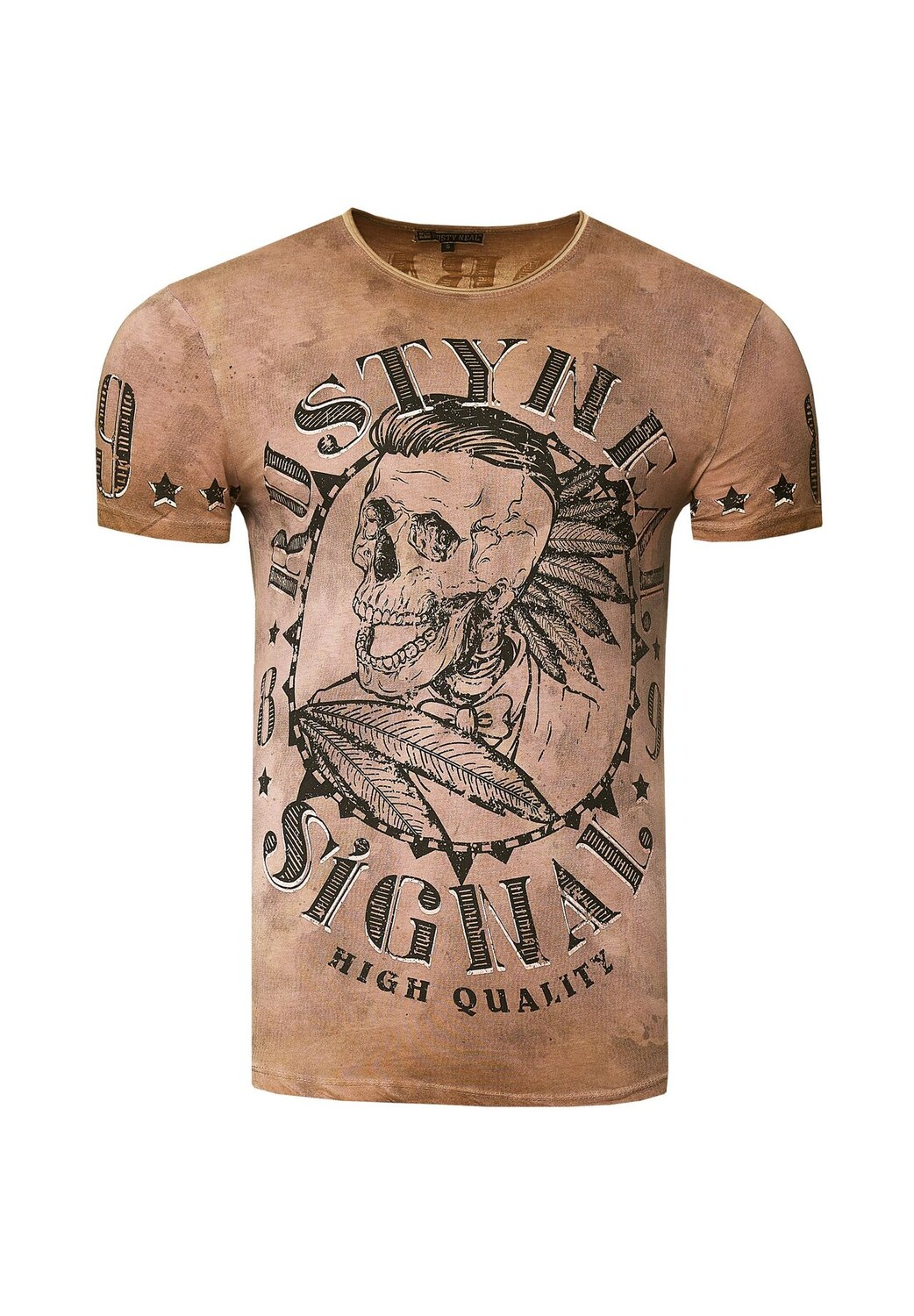 Футболка со стильным принтом черепа RUSTY NEAL, цвет Camel
Футболка со стильным принтом черепа RUSTY NEAL, цвет Camel