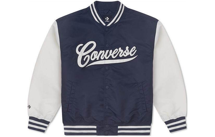 Бейсбольная куртка Converse унисекс, темно-синий
Бейсбольная куртка Converse унисекс, темно-синий