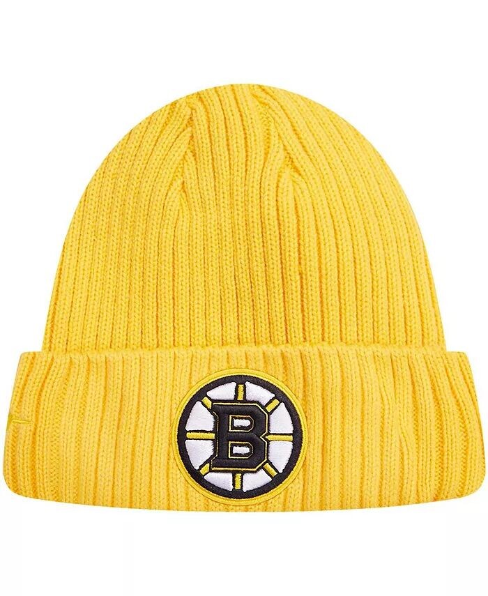 Мужская золотая вязаная шапка Boston Bruins Classic Core с манжетами Pro Standard, золотой
Мужская золотая вязаная шапка Boston Bruins Classic Core с манжетами Pro Standard, золотой
