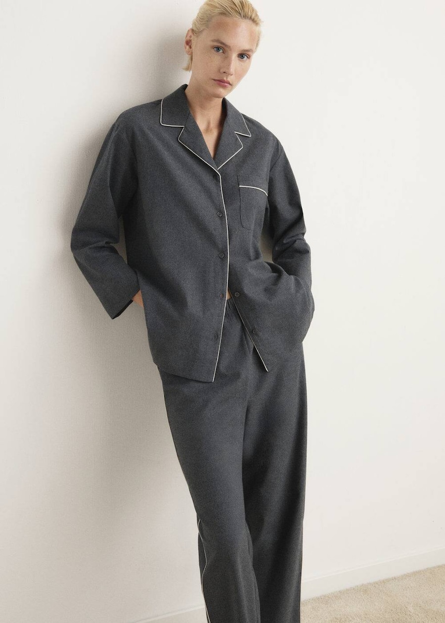 Пижама MANGO, антрацит
Пижама MANGO, антрацит