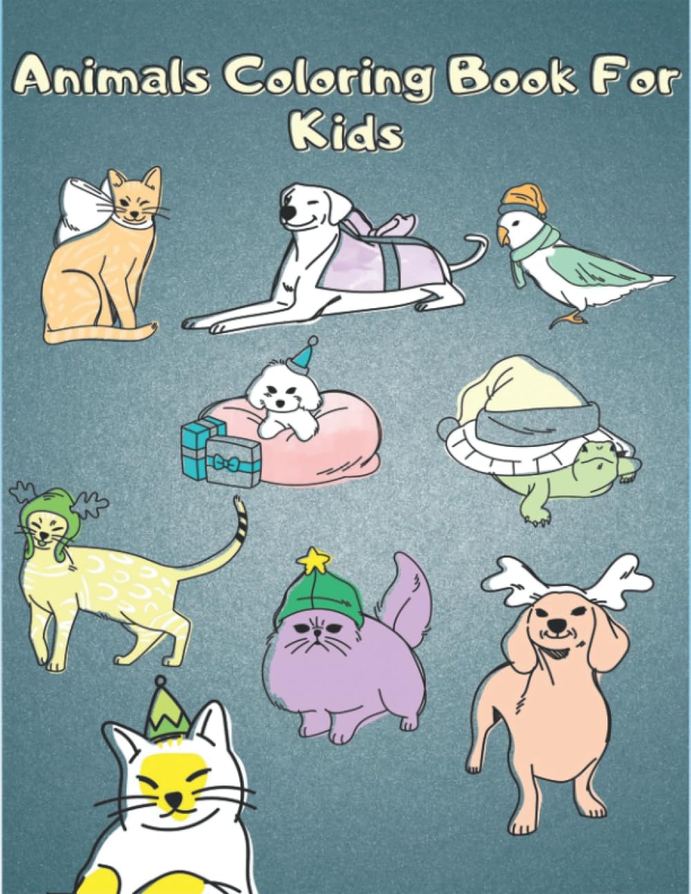 Animals Coloring Book For Kids: Color the animal and trace the word (Independently published)
Animals Coloring Book For Kids: Color the animal and trace the word (Independently published)