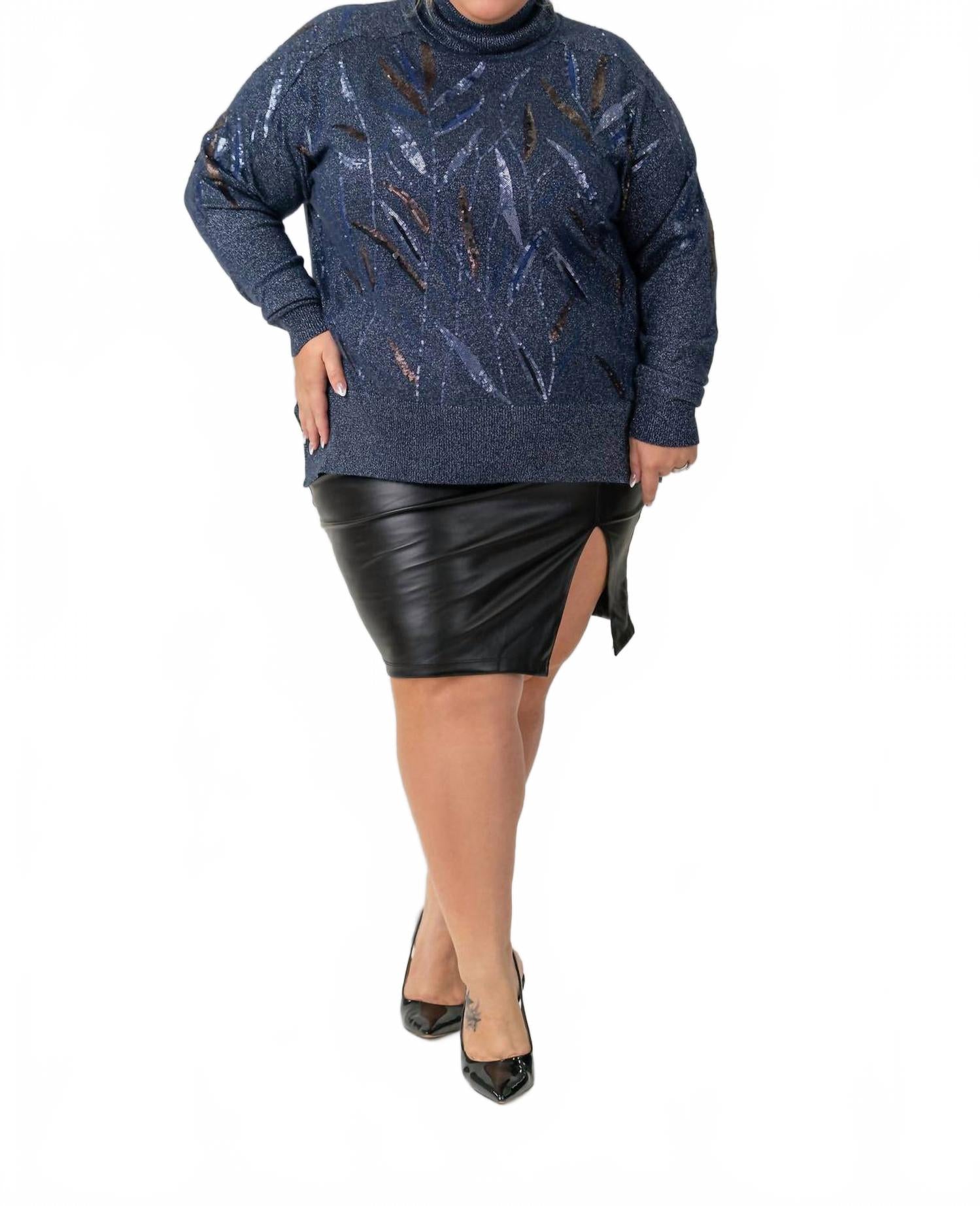 Jenika Вязаный Топ - Plus Size, цвет Navy -bl^nk-
Jenika Вязаный Топ - Plus Size, цвет Navy -bl^nk-