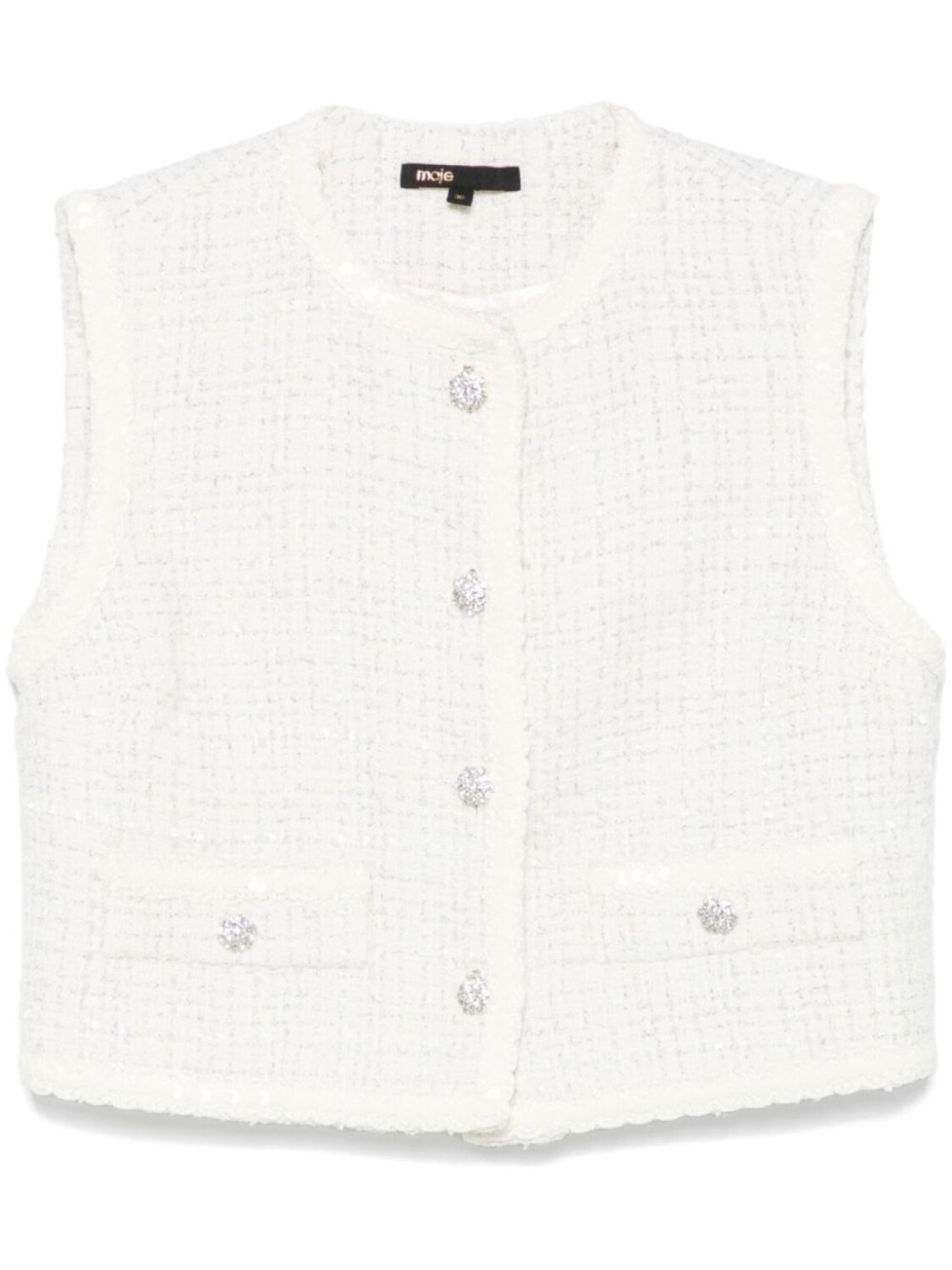 Твидовый жилет Maje, белый
Твидовый жилет Maje, белый