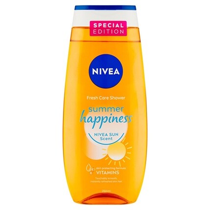 Nivea Sun Scent Освежающий гель для душа Летнее счастье 250 мл
Nivea Sun Scent Освежающий гель для душа Летнее счастье 250 мл