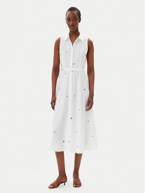 Платье-Рубашка стандартный крой Ensign 2513221222 Marella, белый
Платье-Рубашка стандартный крой Ensign 2513221222 Marella, белый