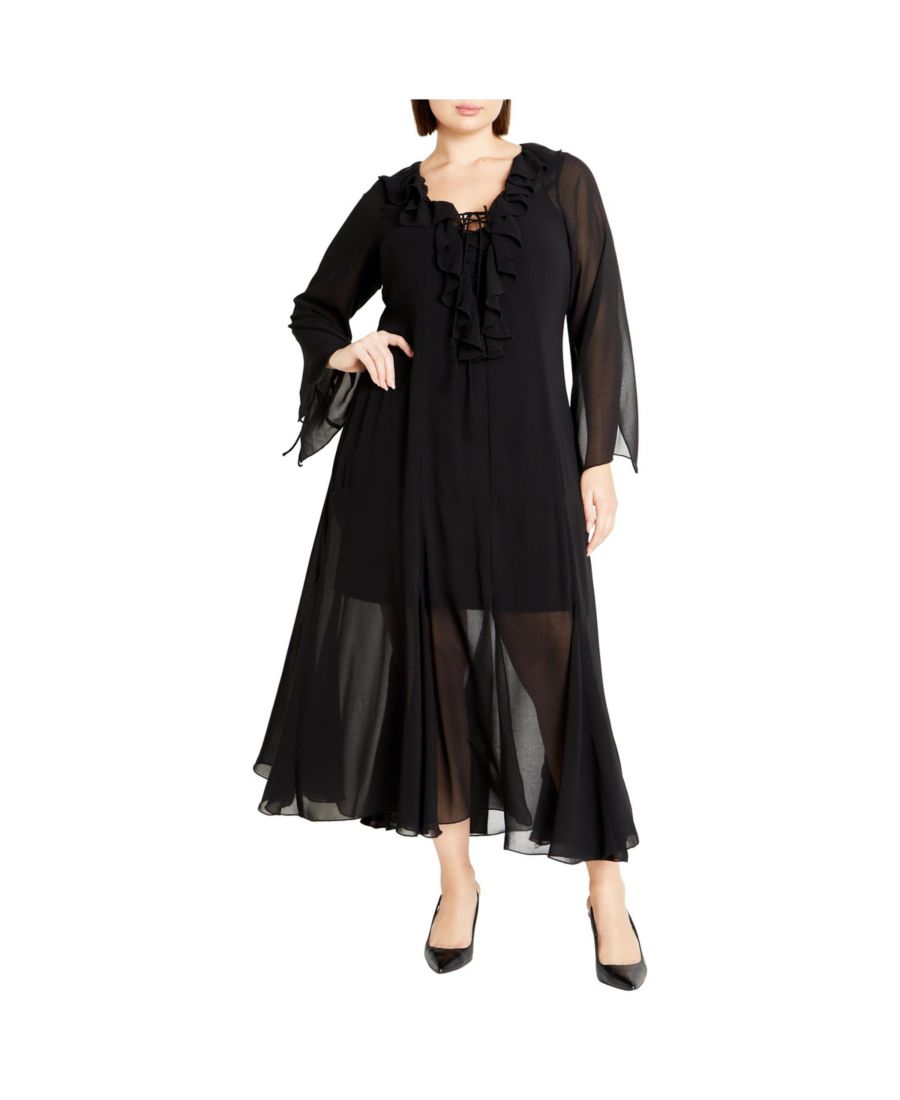 Макси-платье большого размера CITY CHIC, Black
Макси-платье большого размера CITY CHIC, Black