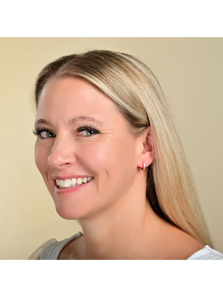 Adeliás Женские серьги - серьги-кольца на шарнирах из серебра 925 пробы с кубическим цирконием в золоте
Adeliás Женские серьги - серьги-кольца на шарнирах из серебра 925 пробы с кубическим цирконием в золоте