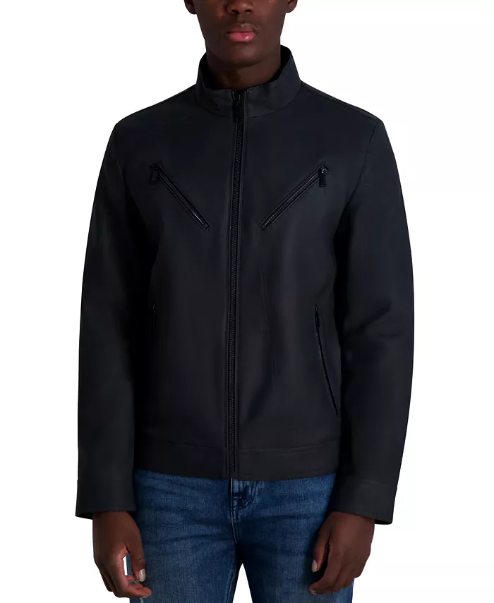 Мужская куртка-косуха из искусственной кожи Karl Lagerfeld, черный
Мужская куртка-косуха из искусственной кожи Karl Lagerfeld, черный