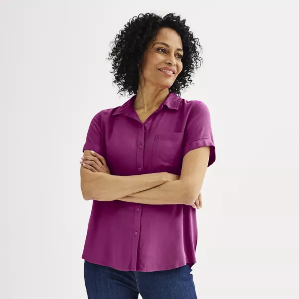 Женская походная рубашка Croft & Barrow, цвет berry amazing
Женская походная рубашка Croft & Barrow, цвет berry amazing