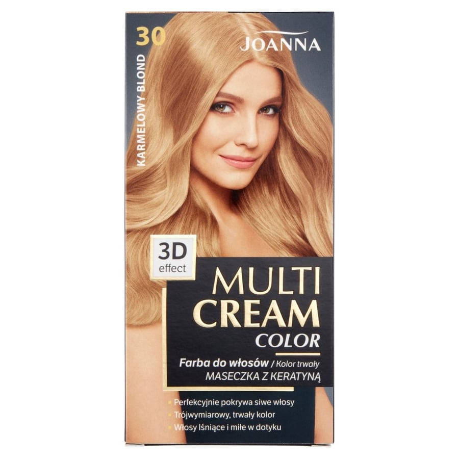 Джоанна, цвет Multi Cream Color, краска для волос №. 30 Карамельный блонд Joanna
Джоанна, цвет Multi Cream Color, краска для волос №. 30 Карамельный блонд Joanna