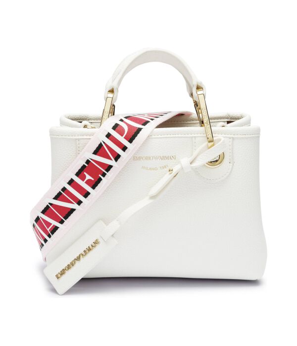 Сумка женская Emporio Armani с ручами и ремешком, белый
Сумка женская Emporio Armani с ручами и ремешком, белый