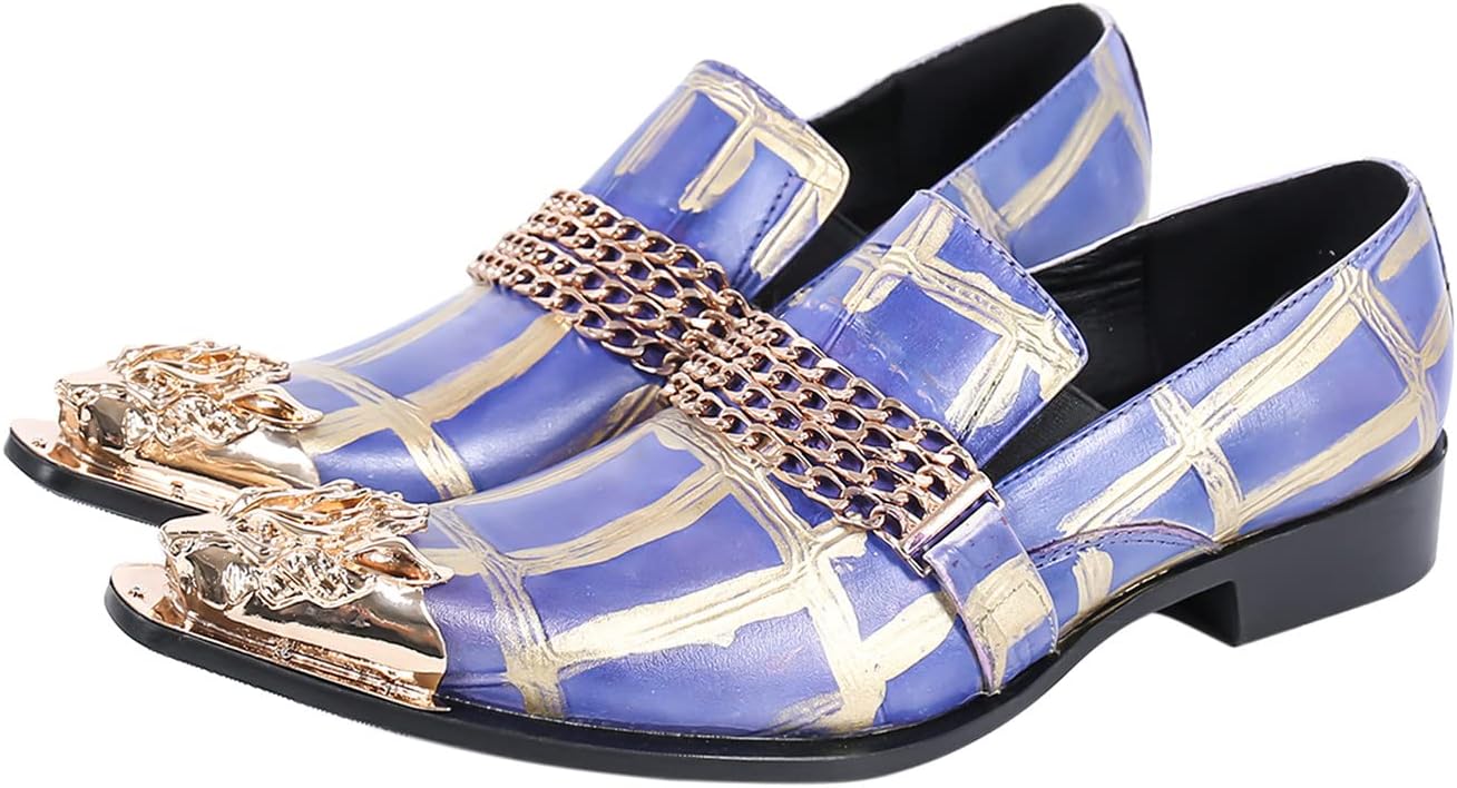 Мужские туфли с отделкой Santimon, курительные лоферы, комфортные повседневные, из натуральной кожи с графическим принтом, золотой цепочкой, металлической пряжкой в виде лошади, с металлическим драконьим носком, без шнуровки, для свадеб и вечери...
Мужские туфли с отделкой Santimon, курительные лоферы, комфортные повседневные, из натуральной кожи с графическим принтом, золотой цепочкой, металлической пряжкой в виде лошади, с металлическим драконьим носком, без шнуровки, для свадеб и вечери...