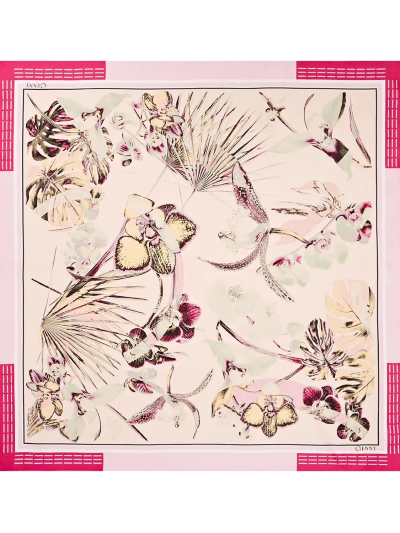 Genny шарф с абстрактным узором, розовый
Genny шарф с абстрактным узором, розовый