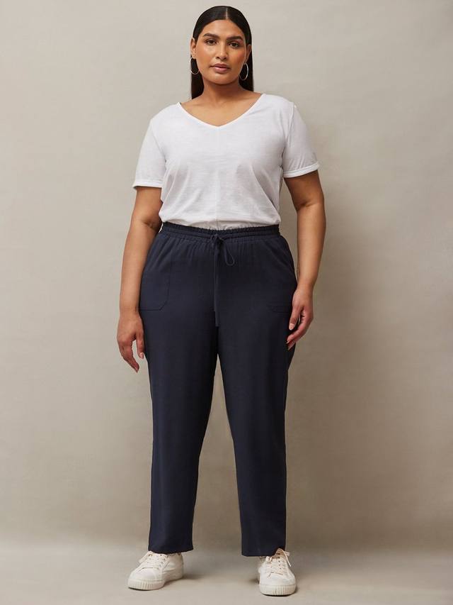 Брюки Curve Petite с зауженным силуэтом и поясом на шнурке Live Unlimited, Blue
Брюки Curve Petite с зауженным силуэтом и поясом на шнурке Live Unlimited, Blue