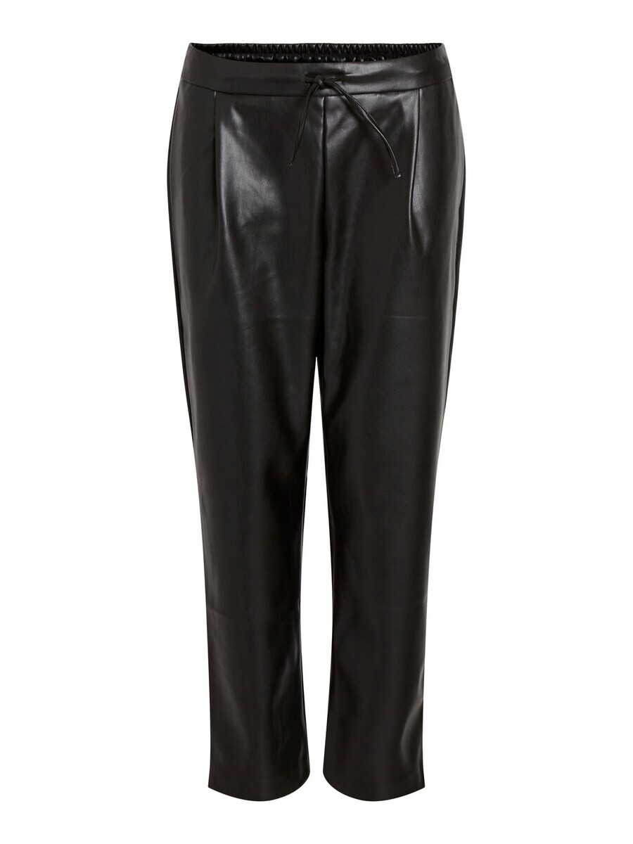 Кожаные штаны VILA Regular Pleat-Front Pants NILLE, черный 
Кожаные штаны VILA Regular Pleat-Front Pants NILLE, черный