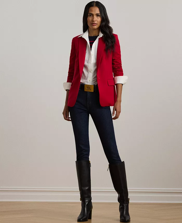 Женские джинсы-скинни с высокой талией Lauren Ralph Lauren, синий
Женские джинсы-скинни с высокой талией Lauren Ralph Lauren, синий