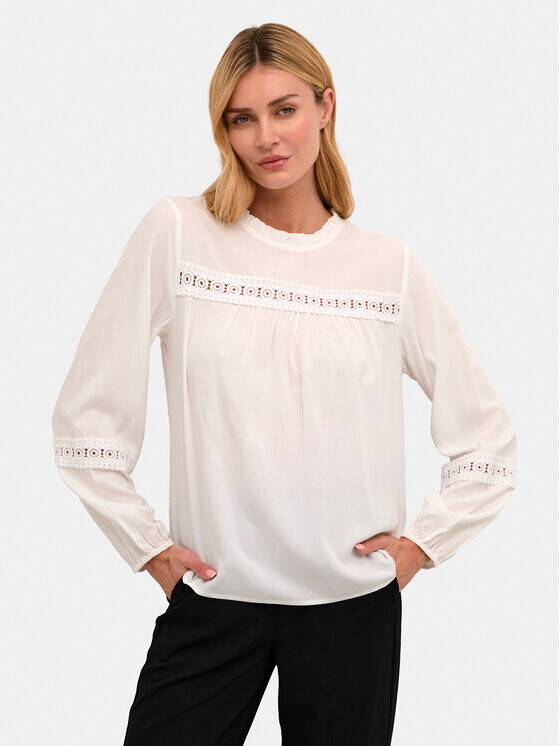 Блуза стандартного кроя Kaffe, экрю
Блуза стандартного кроя Kaffe, экрю