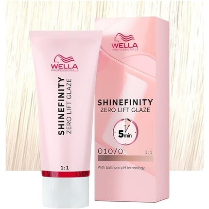 Wella Shinefinity Zero Lift Glaze Natural Flash 010/0 60 мл — Полуперманентная краска для волос
Wella Shinefinity Zero Lift Glaze Natural Flash 010/0 60 мл — Полуперманентная краска для волос