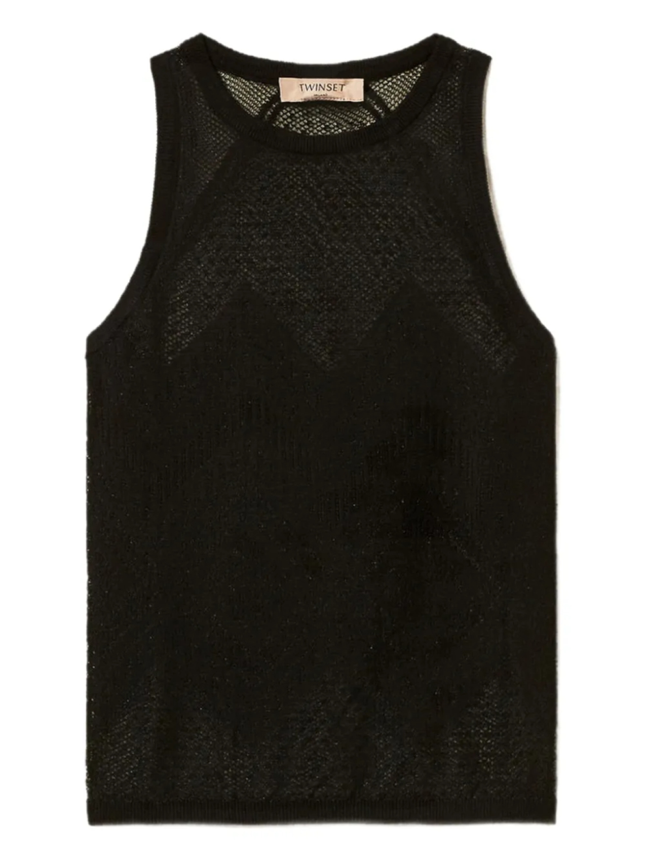 Сетчатая майка TWINSET, черный
Сетчатая майка TWINSET, черный