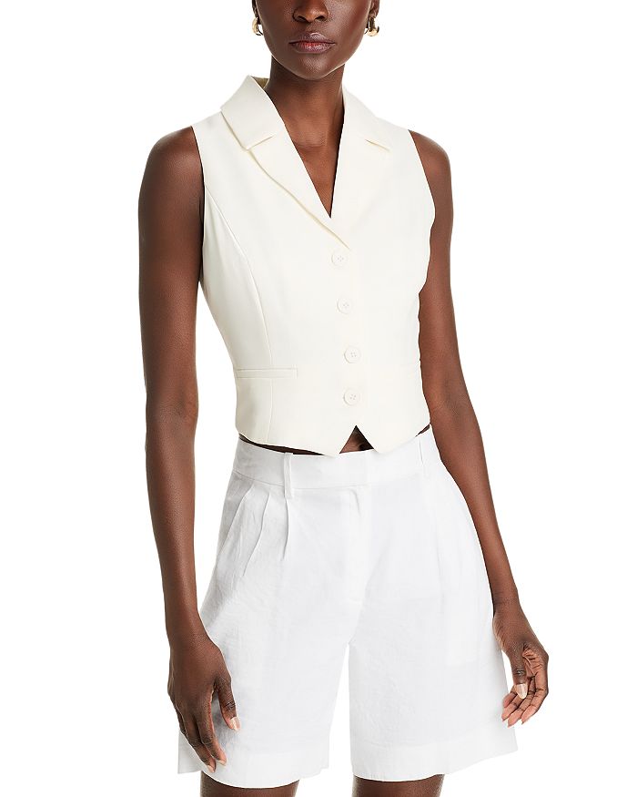 Верхний жилет с воротником AQUA, белый
Верхний жилет с воротником AQUA, белый