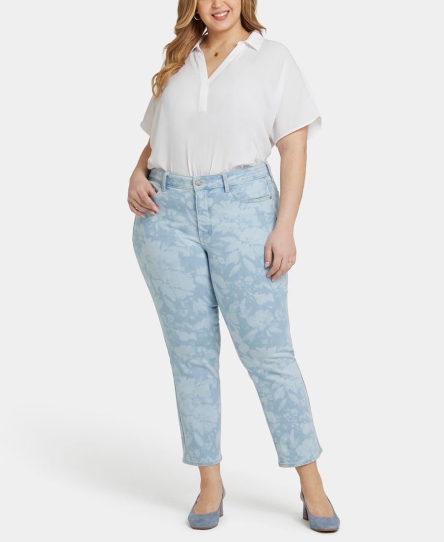 Джинсы прямого кроя Marilyn больших размеров NYDJ, Marian Annabella
Джинсы прямого кроя Marilyn больших размеров NYDJ, Marian Annabella