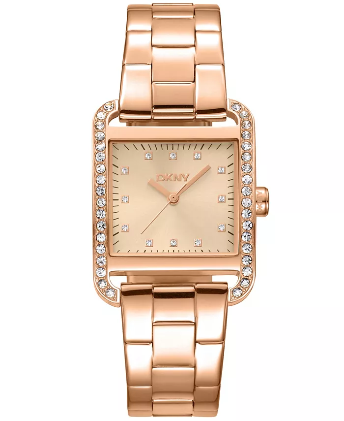 Женские часы City Midi с розовым золотым циферблатом и браслетом из нержавеющей стали с покрытием под розовое золото, 27x34.5 мм DKNY
Женские часы City Midi с розовым золотым циферблатом и браслетом из нержавеющей стали с покрытием под розовое золото, 27x34.5 мм DKNY