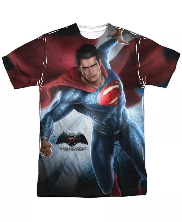 Мужская футболка Superman Light с коротким рукавом для взрослых из полиэстера Batman V Superman, белый
Мужская футболка Superman Light с коротким рукавом для взрослых из полиэстера Batman V Superman, белый