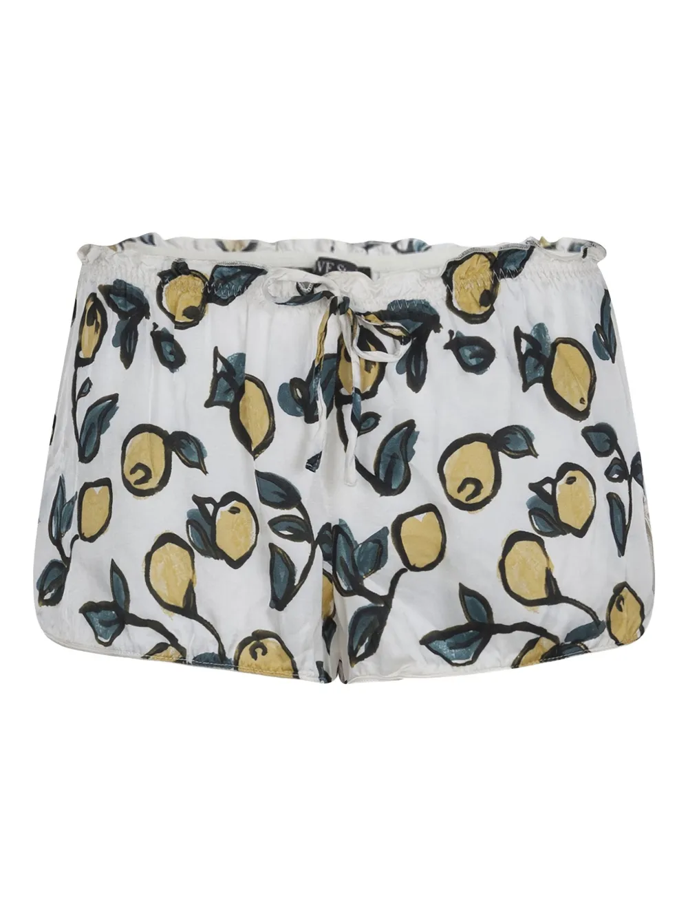Пижамные шорты Audrey с оборками и принтом Love Stories, белый
Пижамные шорты Audrey с оборками и принтом Love Stories, белый