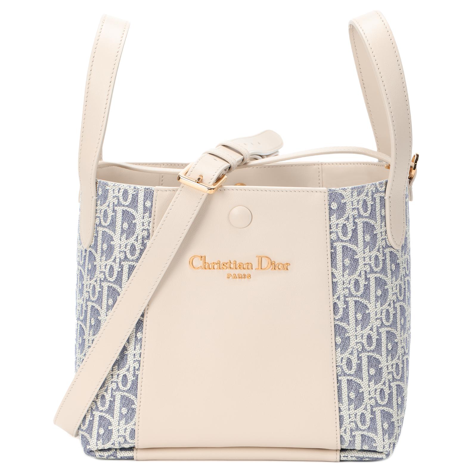 DIOR Хлопковая сумка-ведро женская через плечо светлая печенька и синий
DIOR Хлопковая сумка-ведро женская через плечо светлая печенька и синий