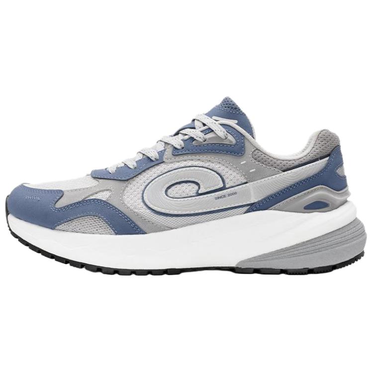 QIAODAN Низкие повседневные кроссовки из износостойкой влагоотводящей ткани, мужские, серо-синие 
QIAODAN Низкие повседневные кроссовки из износостойкой влагоотводящей ткани, мужские, серо-синие