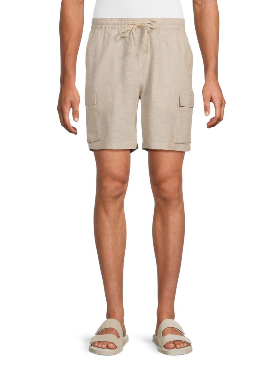 Шорты-карго из льняной смеси HEDGE, цвет Light Sand
Шорты-карго из льняной смеси HEDGE, цвет Light Sand