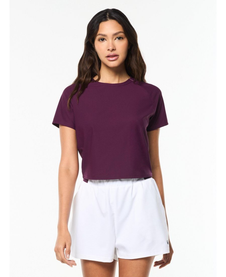 Женский укороченный топ с аватариновой отделкой Sergio Tacchini, Potent purple
Женский укороченный топ с аватариновой отделкой Sergio Tacchini, Potent purple