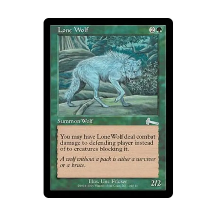 CCG Одинокий Волк (U), MTG - Urza's Legacy
CCG Одинокий Волк (U), MTG - Urza's Legacy