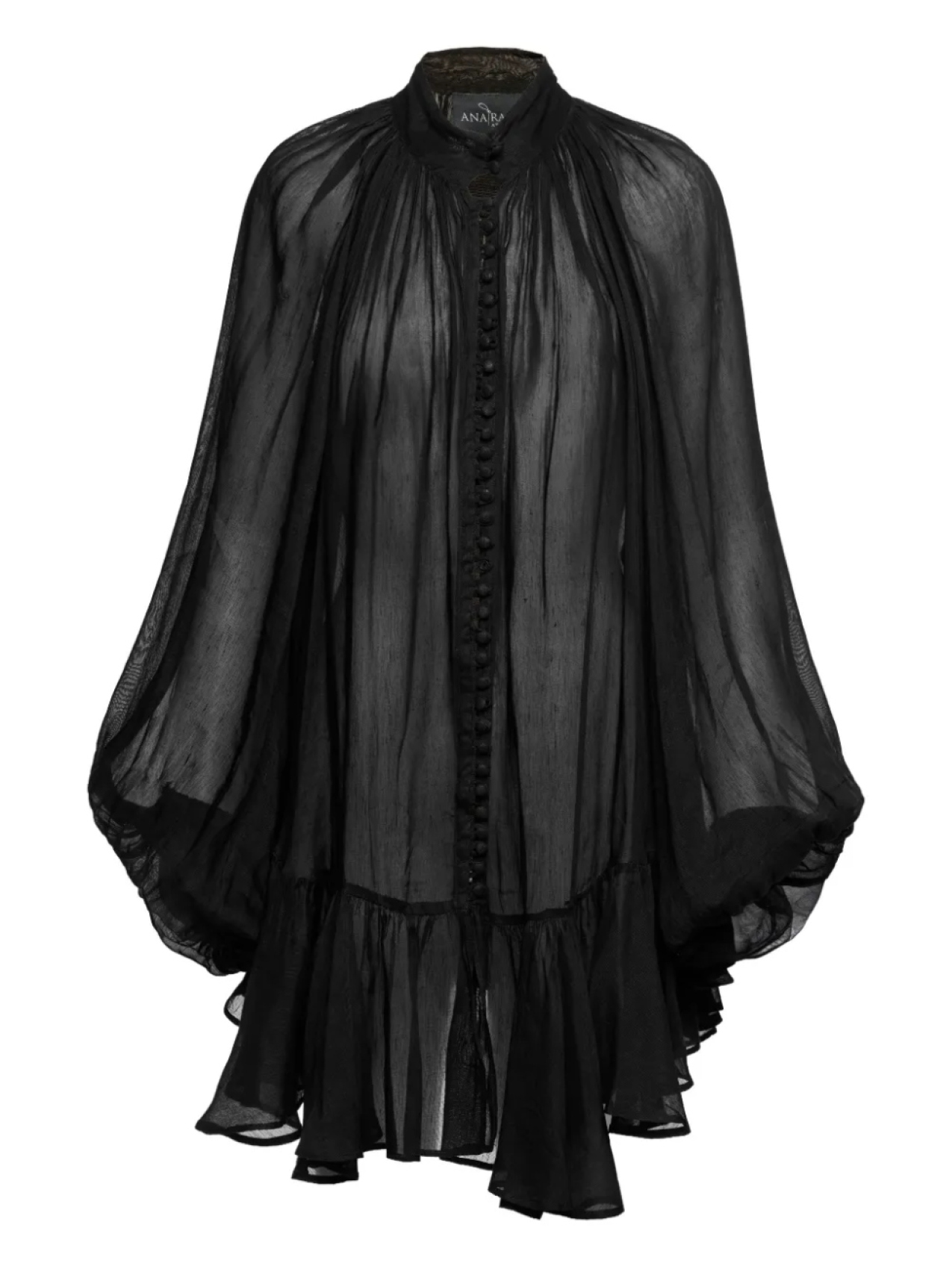 Прозрачное платье-накидка Ana Radu, черный
Прозрачное платье-накидка Ana Radu, черный