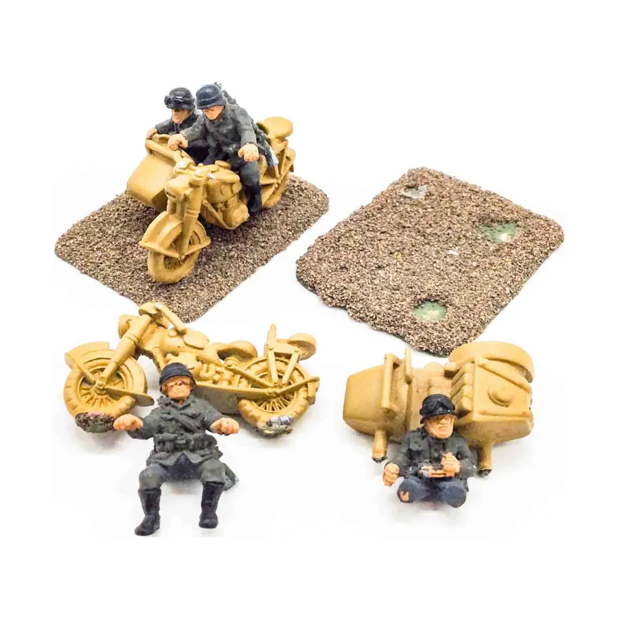 Немецкая коллекция мотоциклов №1, Miscellaneous Historical Miniatures- WWII - Loose Miniatures (28mm) (Unidentifiable Manufacturer)
Немецкая коллекция мотоциклов №1, Miscellaneous Historical Miniatures- WWII - Loose Miniatures (28mm) (Unidentifiable Manufacturer)
