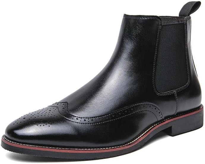 Мужские ботинки Chelsea Santimon с крыльями, дышащие, слипоны, повседневные ботинки до щиколотки для мужчин, черный
Мужские ботинки Chelsea Santimon с крыльями, дышащие, слипоны, повседневные ботинки до щиколотки для мужчин, черный