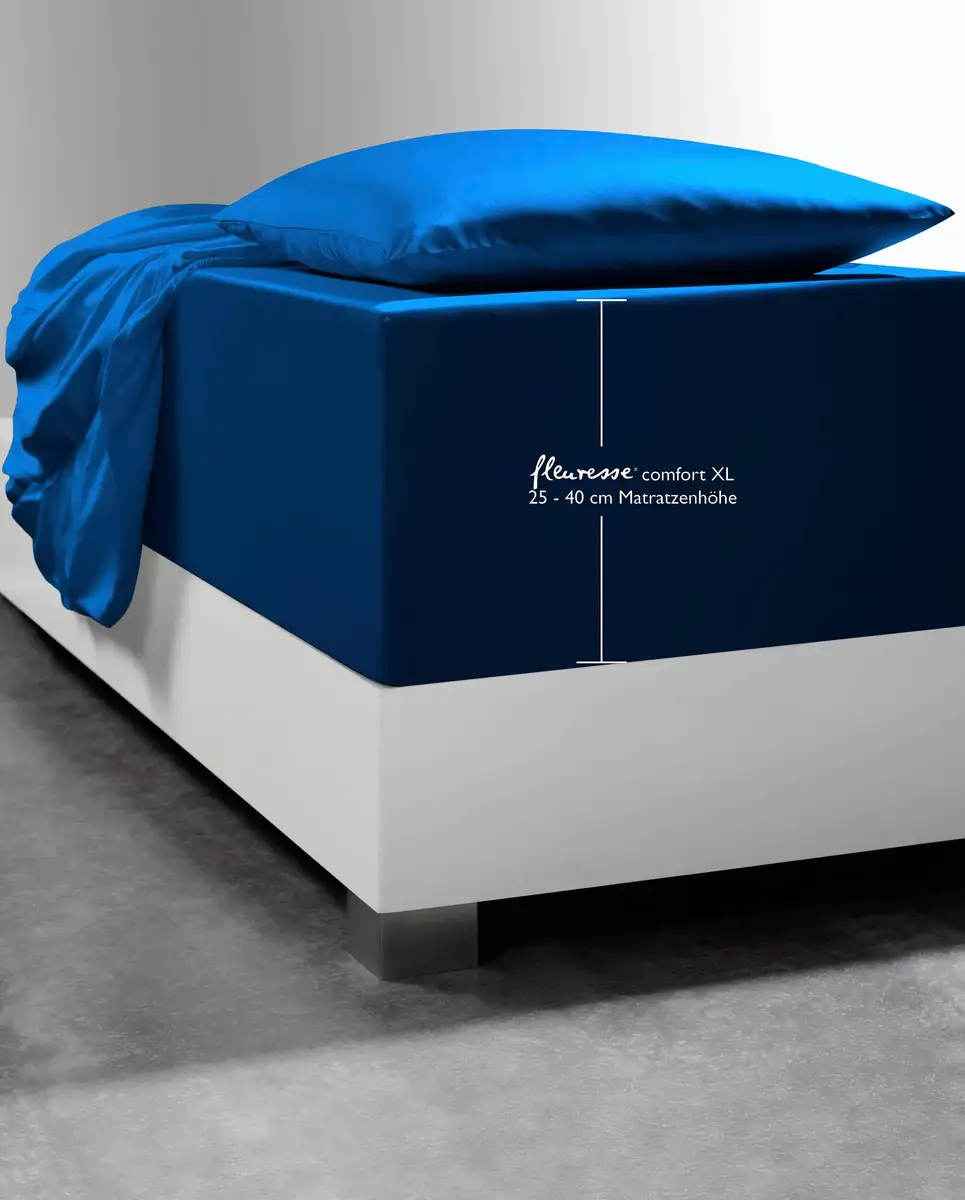 Простыня флересс "Comfort XL", трикотаж Мако, для матрасов высотой до 40 см, простыня плоская, простыня на подгонке Fleuresse 140-160х200-220 см, 1 шт., цвет nachtblau
Простыня флересс "Comfort XL", трикотаж Мако, для матрасов высотой до 40 см, простыня плоская, простыня на подгонке Fleuresse 140-160х200-220 см, 1 шт., цвет nachtblau
