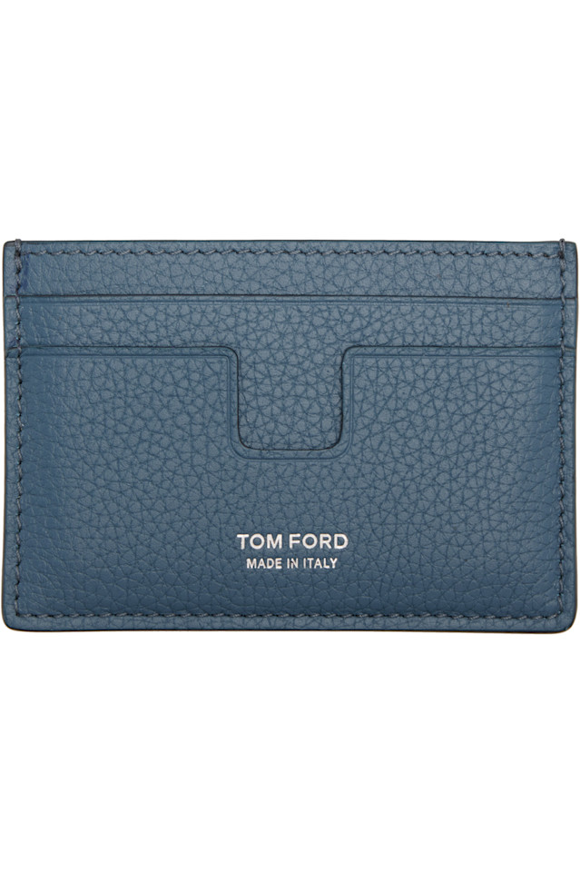 Классический держатель для карт из синей зернистой кожи Tom Ford, индиго
Классический держатель для карт из синей зернистой кожи Tom Ford, индиго