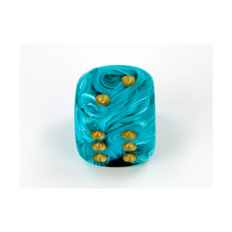 d6 20 мм Бирюзовый с золотом (2), Dice - Vortex - d6 (Chessex)
d6 20 мм Бирюзовый с золотом (2), Dice - Vortex - d6 (Chessex)