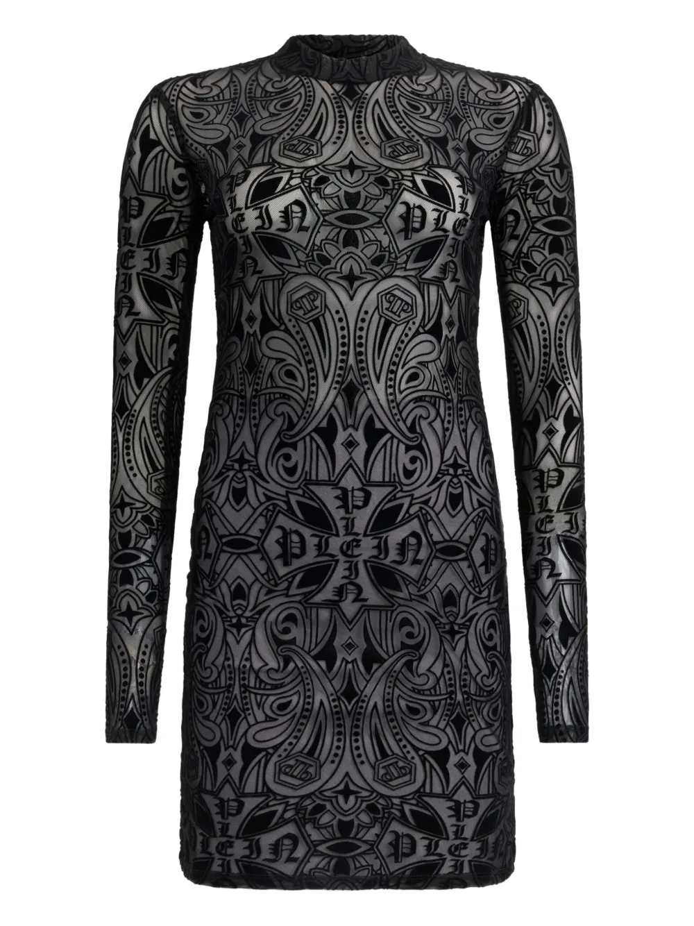 Мини-платье с длинными рукавами Philipp Plein, черный
Мини-платье с длинными рукавами Philipp Plein, черный