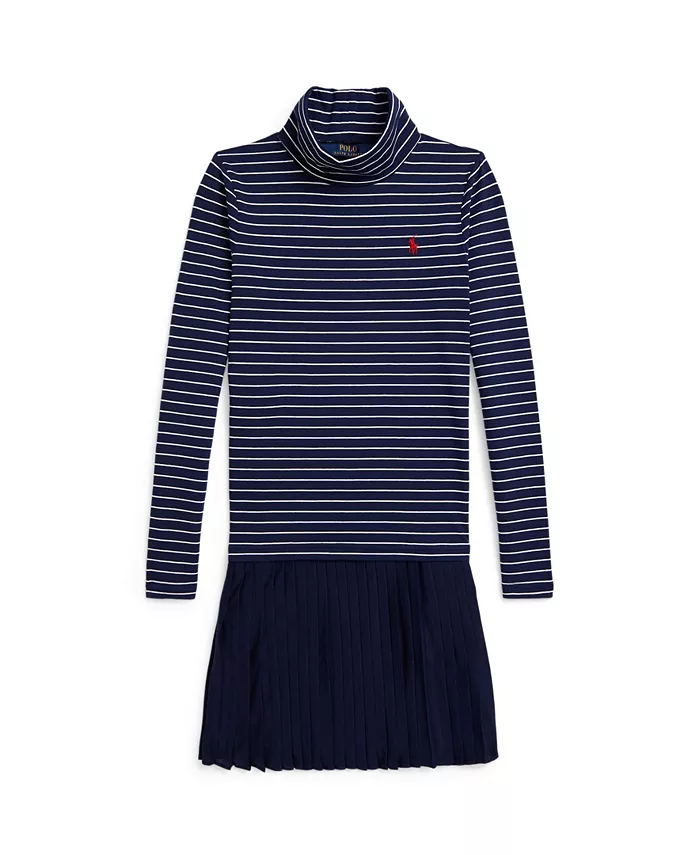 Детское платье-водолазка в полоску для девочек 7-16 лет Polo Ralph Lauren, синий
Детское платье-водолазка в полоску для девочек 7-16 лет Polo Ralph Lauren, синий