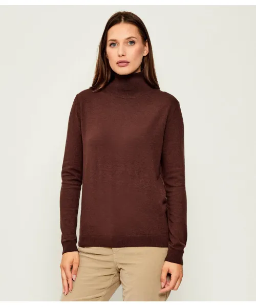 Водолазка Кику Regular fit Weekend Maxmara, коричневый 
Водолазка Кику Regular fit Weekend Maxmara, коричневый