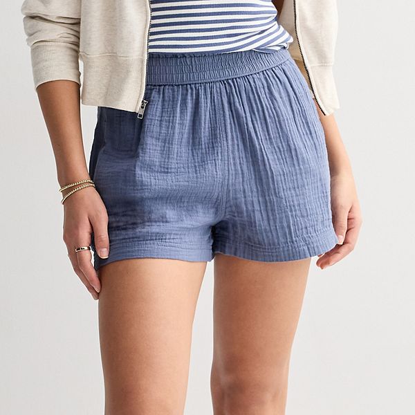 Джинсовые шорты с высокой посадкой и сборкой So, Cyclone Blue
Джинсовые шорты с высокой посадкой и сборкой So, Cyclone Blue