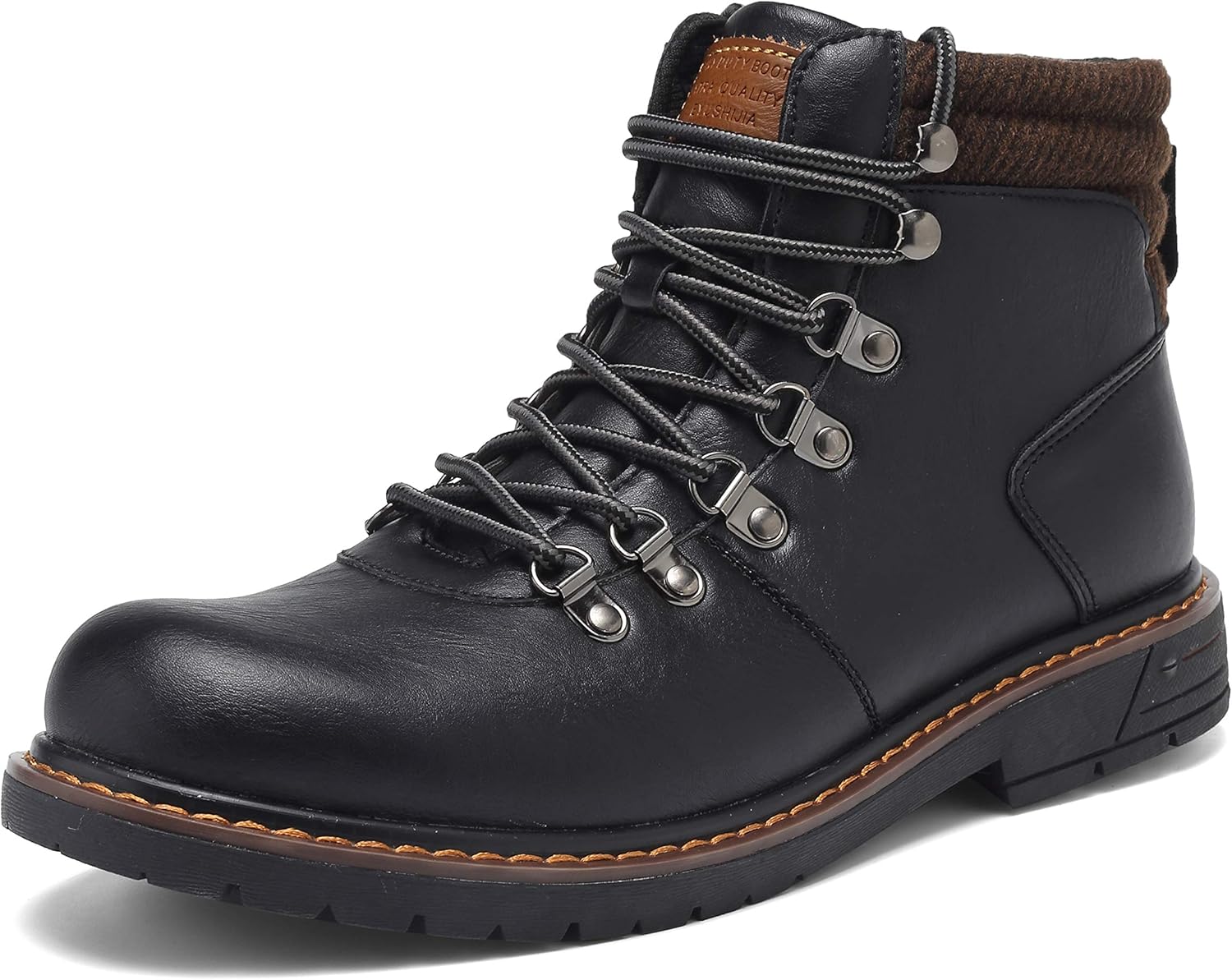 Мужские водонепроницаемые зимние ботинки для походов EYUSHIJIA, черный
Мужские водонепроницаемые зимние ботинки для походов EYUSHIJIA, черный