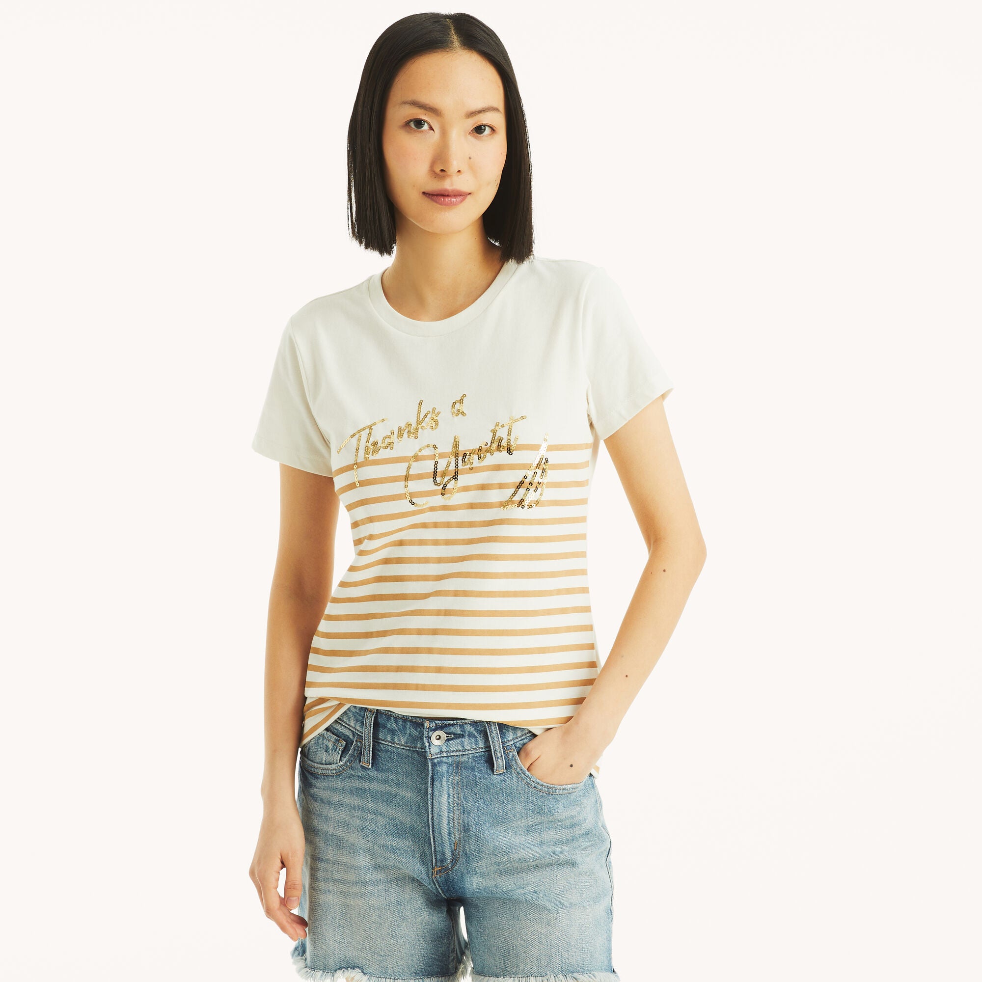 Женская футболка Nautica Sequin Thanks A Yacht Graphic, красный
Женская футболка Nautica Sequin Thanks A Yacht Graphic, красный